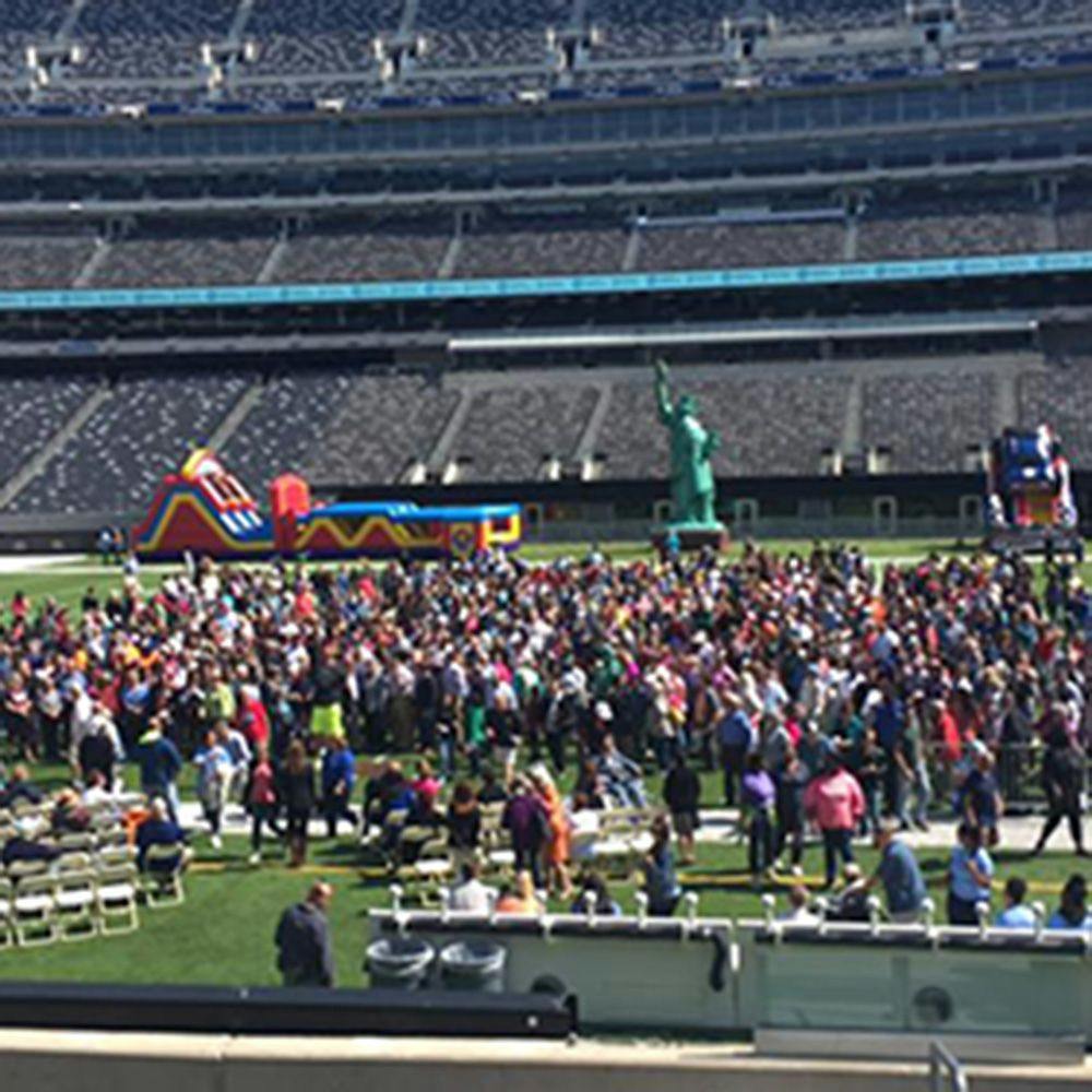 Celebrating Life and Liberty with Cancer Survivors at MetLife Stadium