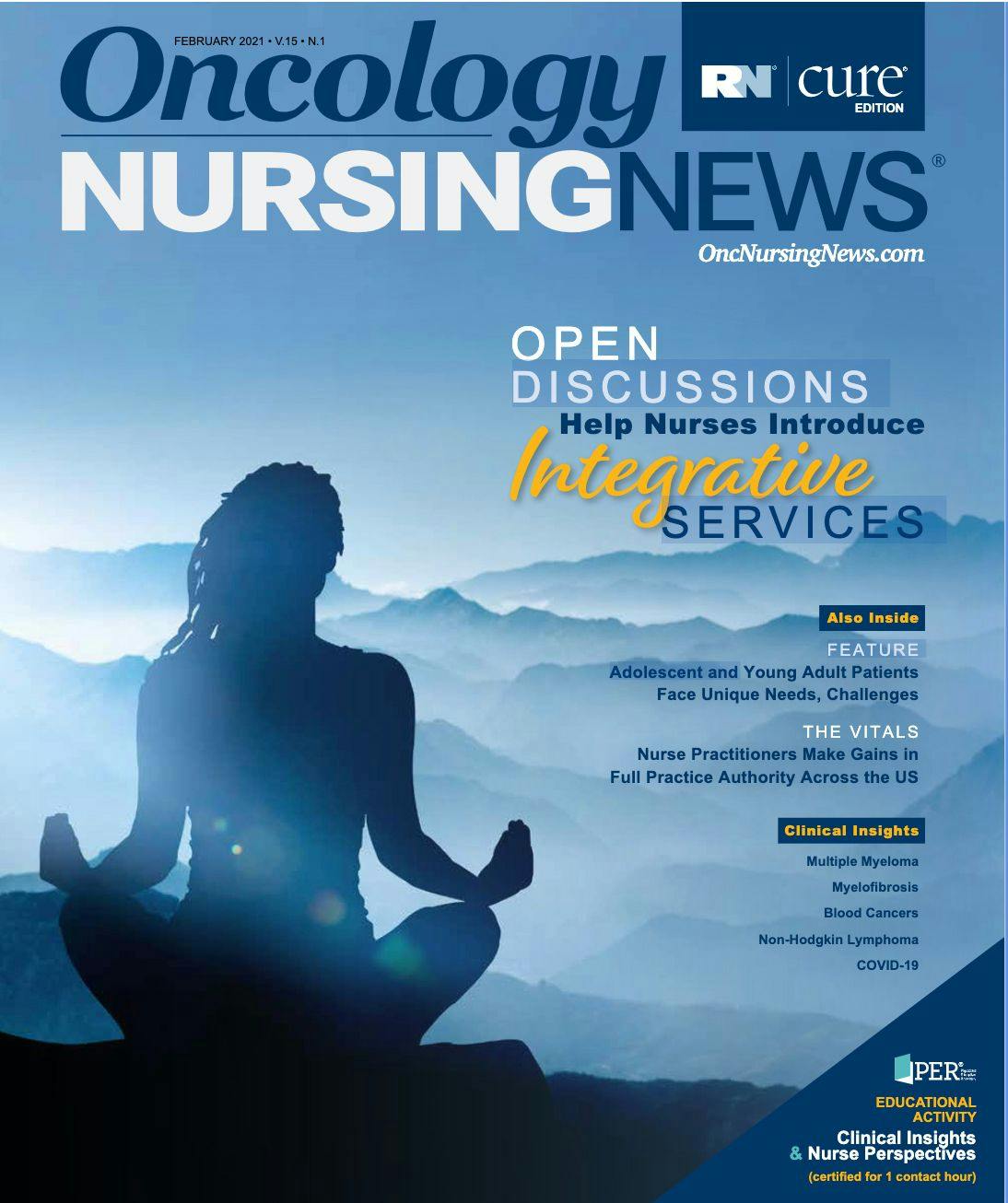 Oncology Nursing News February 2021 cover