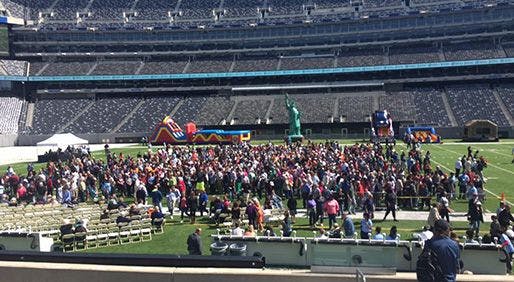 Patients, survivors, loved ones and members of the medical community gathered at MetLife Stadium for the event.